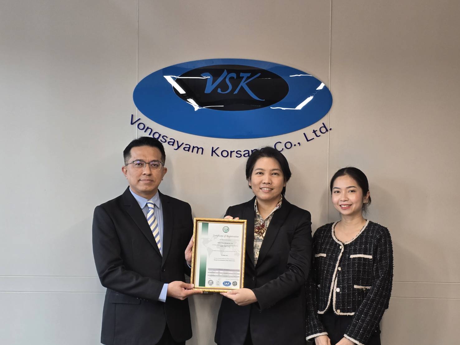 Vongsayam Korsang Co., Ltd_ISO 9001
